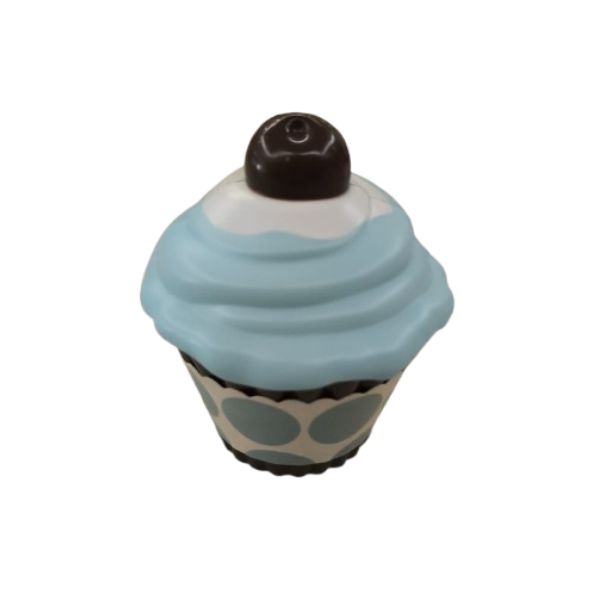 Cupcake Azul Plástico 